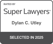 Dylan C. Utley Super Lawyers Gray badge 2025